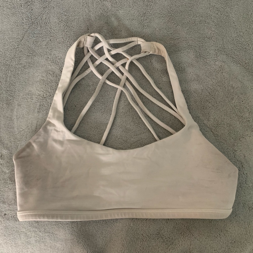 Lululemon White Free to be Bra